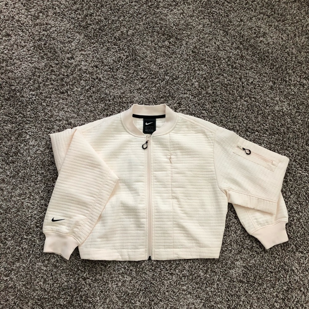Nike long sleeve jacket crop top jacket
